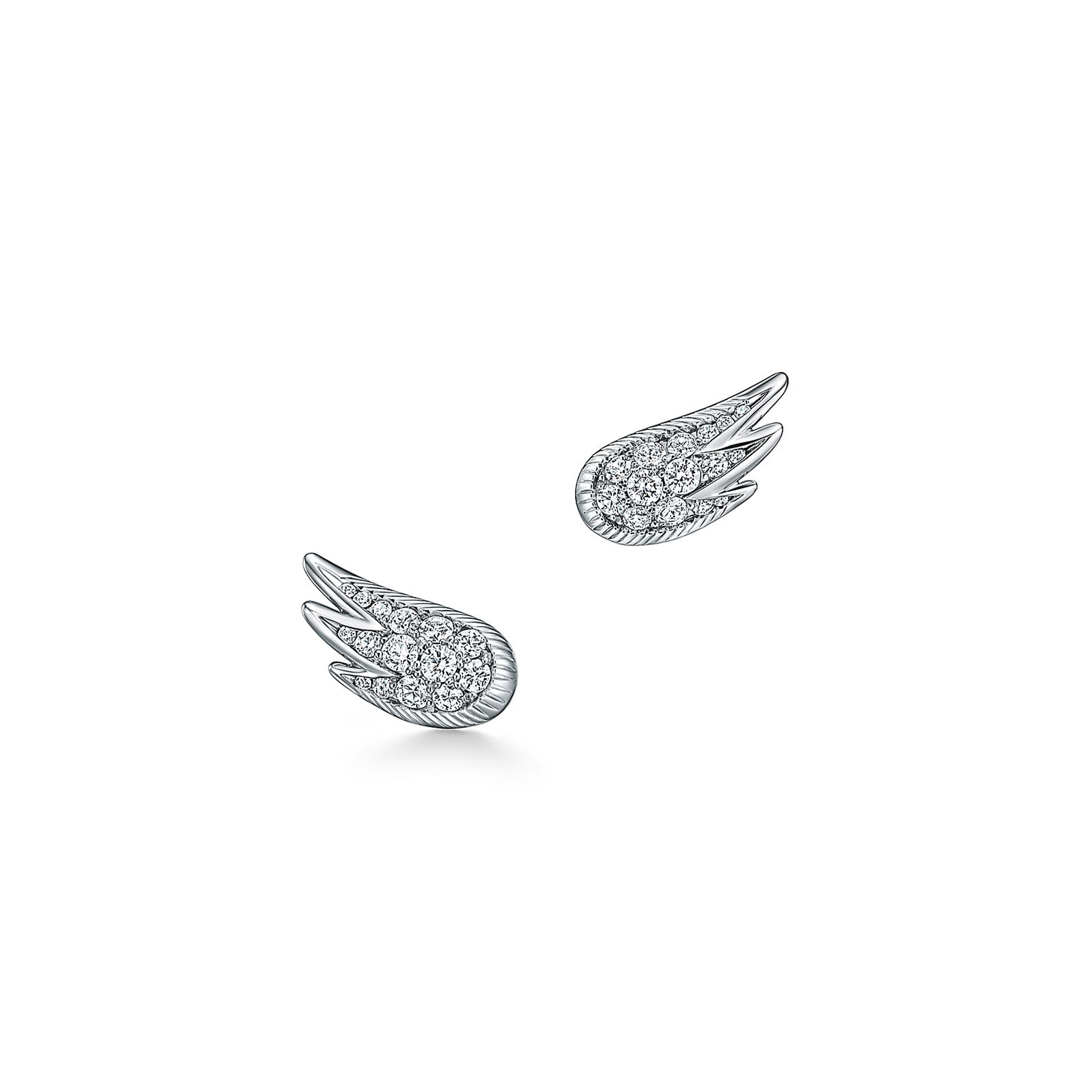TIFFANY FULLY DIAMOND STUD EARRINGS